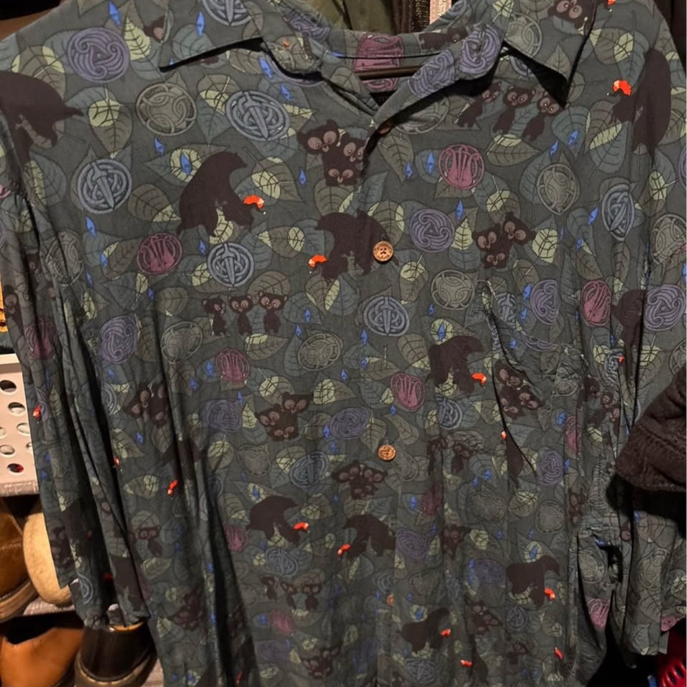 Reyn Spooner Green and Black Casual Button Down Shirt with Relaxed Fit